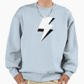 White Lightning Pattern Sweatshirt - Trendy Graphic Unisex - T-Shirt, Sweatshirt, Hoodie