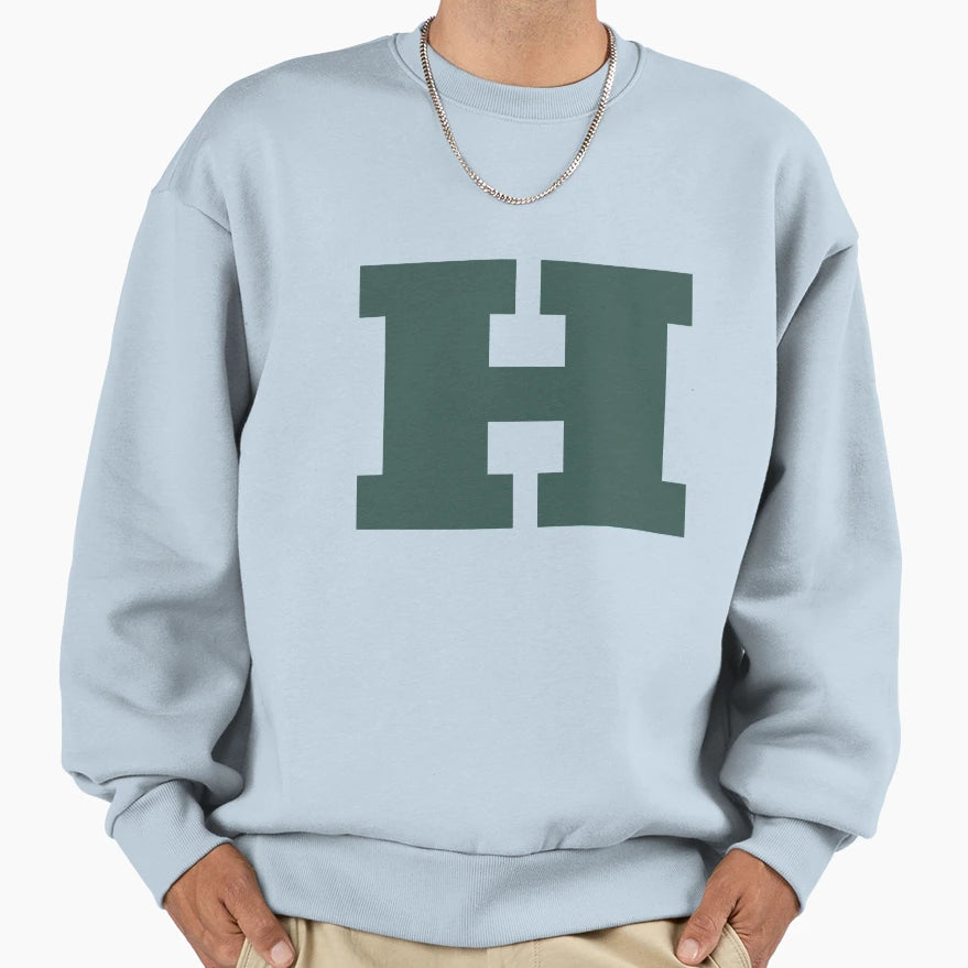 H Slab Serif Sweatshirt - Novelty Apparel Men Women - T-Shirt, Sweatshirt, Hoodie