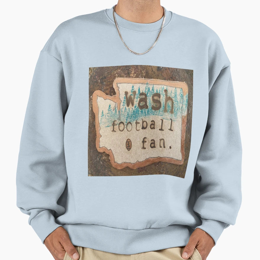 Washington Football Fan Sweatshirt - Minimalist Print Men Women - T-Shirt, Sweatshirt, Hoodie