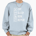 Rowing Eat Sleep Rowing Row Repeat Sweatshirt - Custom Art Print Men Women - T-Shirt, Sweatshirt, Hoodie