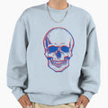 Skull 3D Sweatshirt - Novelty Apparel for Adults - T-Shirt, Sweatshirt, Hoodie