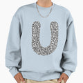 Silver Alphabet U Sweatshirt - Novelty Apparel for Adults - T-Shirt, Sweatshirt, Hoodie