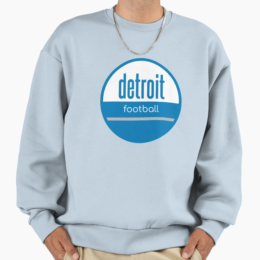 Detroit Football Sweatshirt - Novelty Apparel Unisex - T-Shirt, Sweatshirt, Hoodie