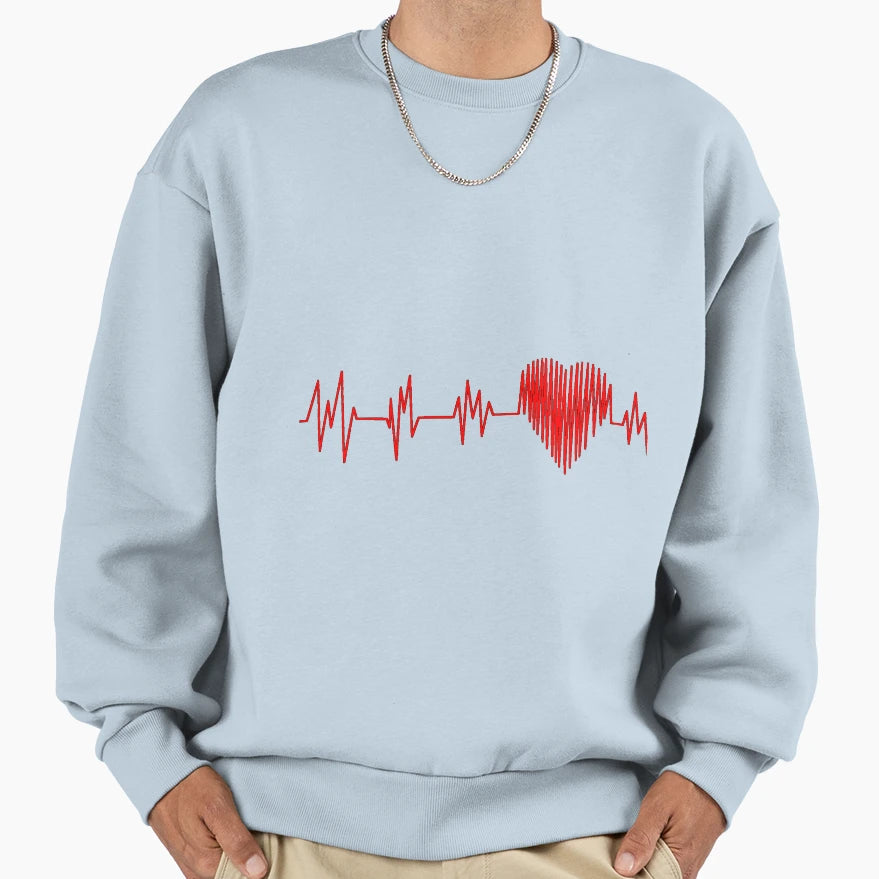 Heart Pluse Sweatshirt - Custom Art Print Unisex - T-Shirt, Sweatshirt, Hoodie