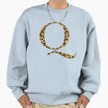 Cheetah Letter Q Sweatshirt - Novelty Apparel Men Women - T-Shirt, Sweatshirt, Hoodie