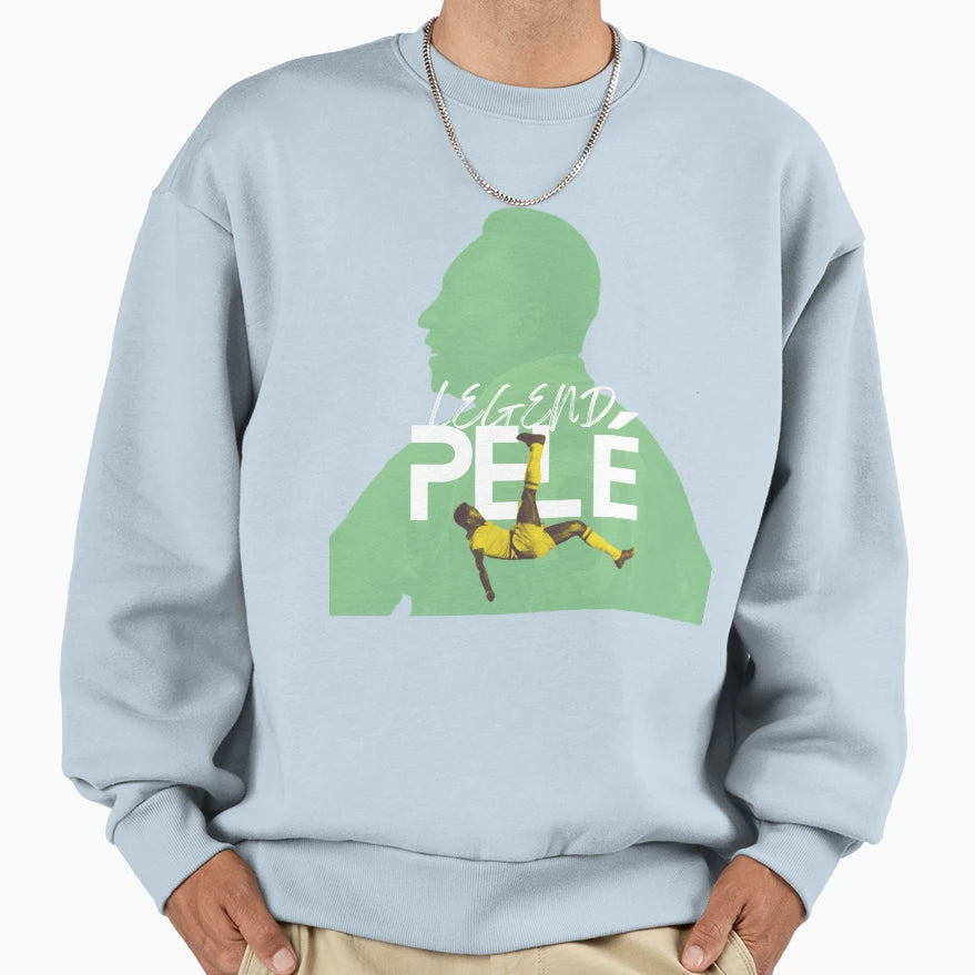 Pele Soccer Brazil Player T-Shirt - Casual Everyday Wear Men Women - T-Shirt, Sweatshirt, Hoodie