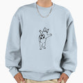 Goalkeeper Cat Football Sweatshirt - Fun Novelty Design for Adults - T-Shirt, Sweatshirt, Hoodie