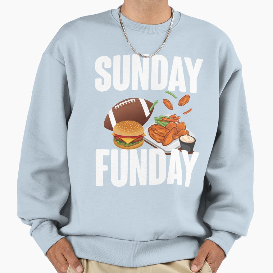 Sunday Funday Sweatshirt - Custom Art Print for Adults - T-Shirt, Sweatshirt, Hoodie
