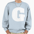 Alphabet G Uppercase Letter G Sweatshirt - Aesthetic Graphic Men Women - T-Shirt, Sweatshirt, Hoodie
