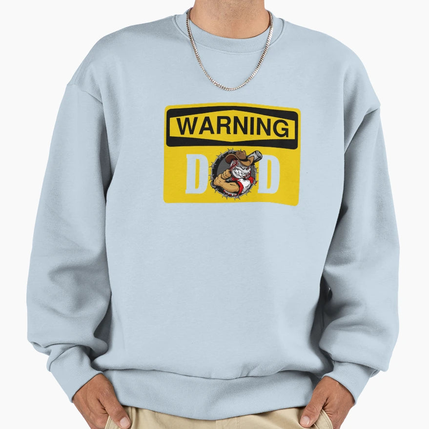 Basebal Dad Sweatshirt - Graphic Print for Adults - T-Shirt, Sweatshirt, Hoodie