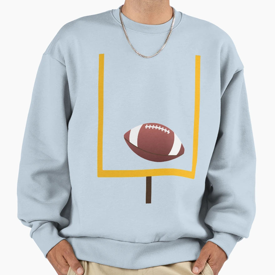 Football Goal Sweatshirt - Graphic Print Unisex - T-Shirt, Sweatshirt, Hoodie