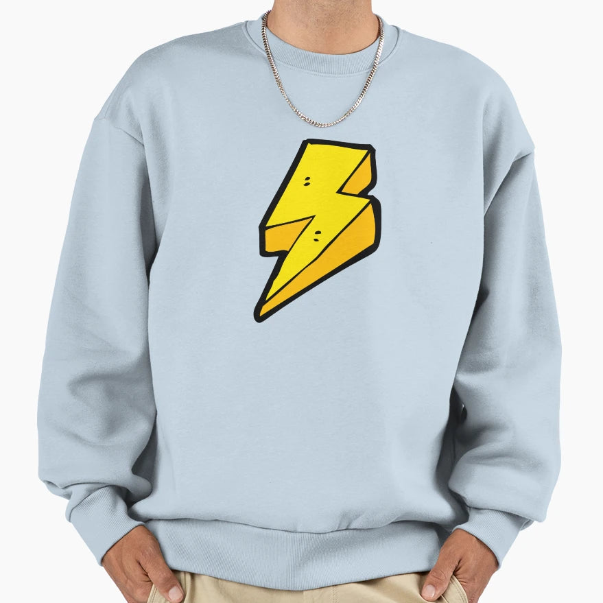 Lightning Bolts Sweatshirt - Trendy Graphic Unisex - T-Shirt, Sweatshirt, Hoodie