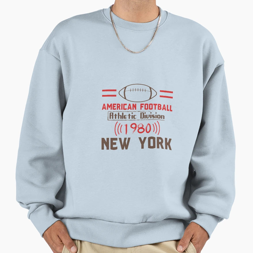Amercian Football Athletic Sweatshirt - Fun Novelty Design for Adults - T-Shirt, Sweatshirt, Hoodie