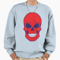 Red Skull Sweatshirt - Custom Art Print for Adults - T-Shirt, Sweatshirt, Hoodie