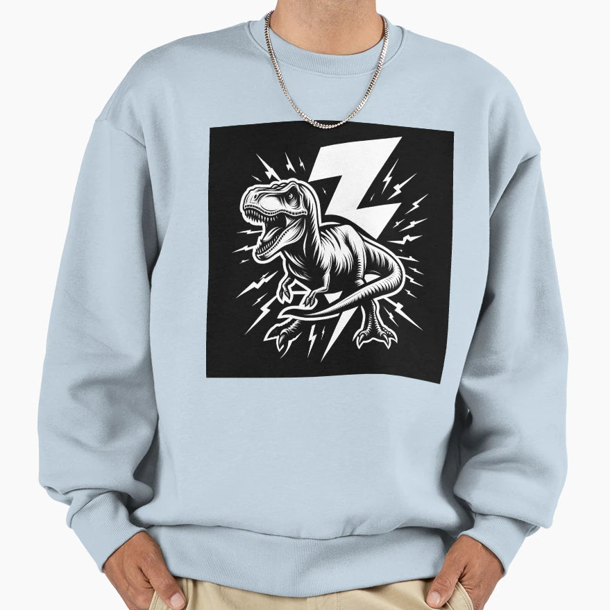 Fierce T Rex Thunder No 1 Sweatshirt - Fun Novelty Design Men Women - T-Shirt, Sweatshirt, Hoodie