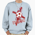 England St Georges Cross Football Sweatshirt - Graphic Print for Adults - T-Shirt, Sweatshirt, Hoodie