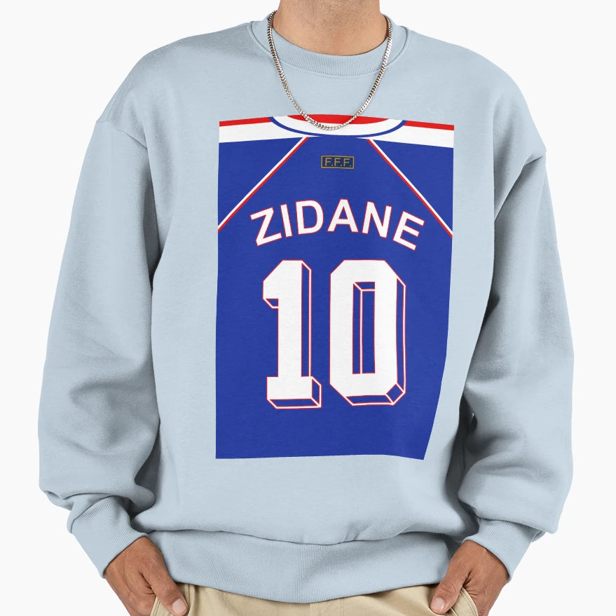 France 1998 Zidane 10 T-Shirt - Novelty Apparel Unisex - T-Shirt, Sweatshirt, Hoodie