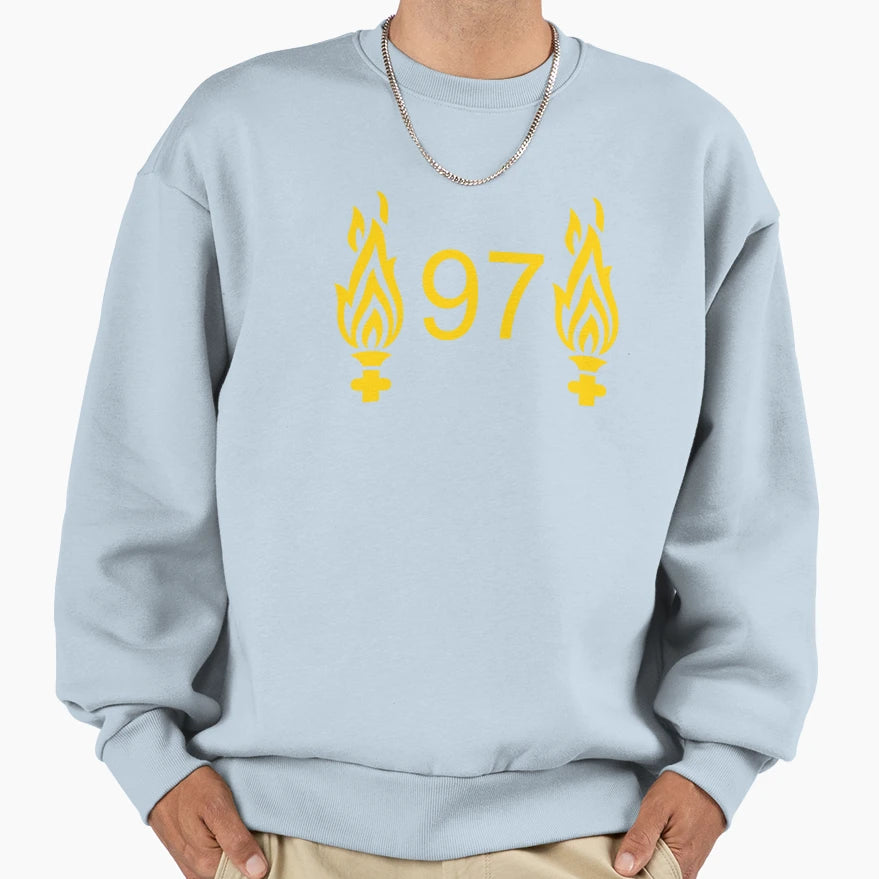 Liverpool 97 Hillsborough Yellow Sweatshirt - Graphic Print Unisex - T-Shirt, Sweatshirt, Hoodie