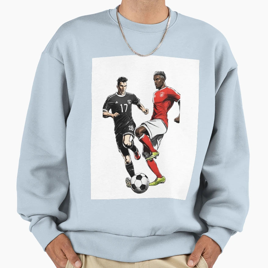 Soccer Players Sweatshirt - Fun Novelty Design Unisex - T-Shirt, Sweatshirt, Hoodie