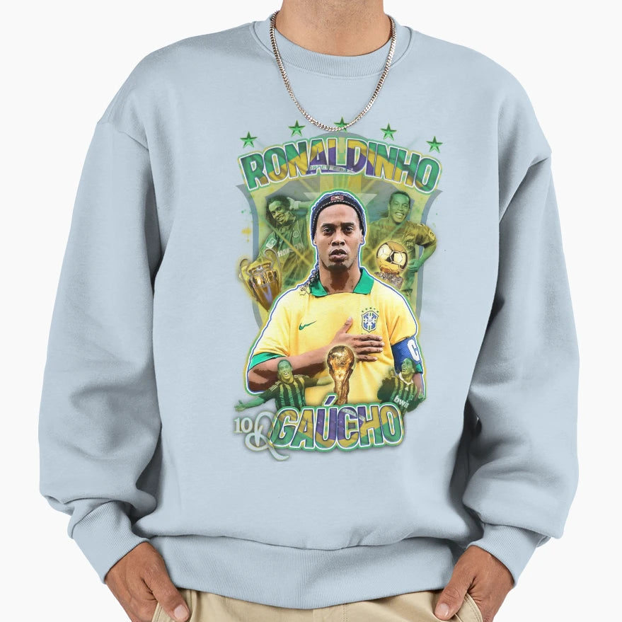 Ronaldinho Sweatshirt - Streetwear Style Men Women - T-Shirt, Sweatshirt, Hoodie