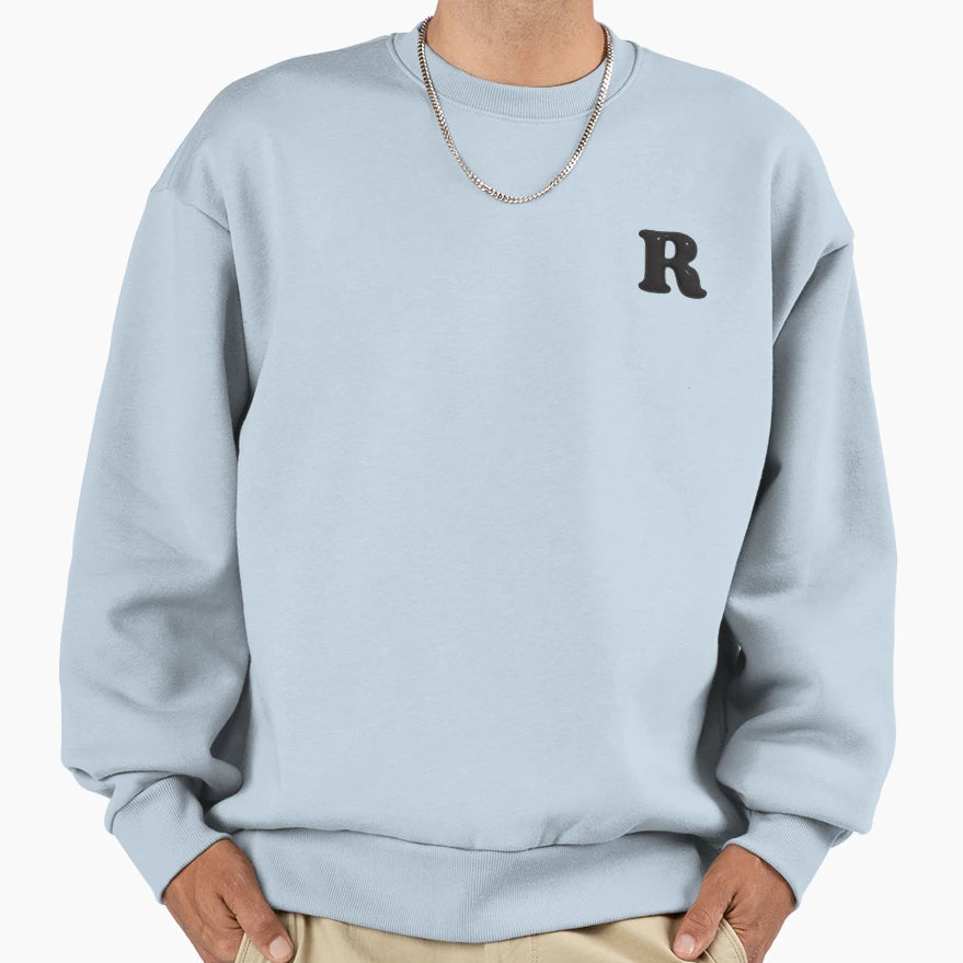 Letter R 3D Sweatshirt - Trendy Graphic Unisex - T-Shirt, Sweatshirt, Hoodie