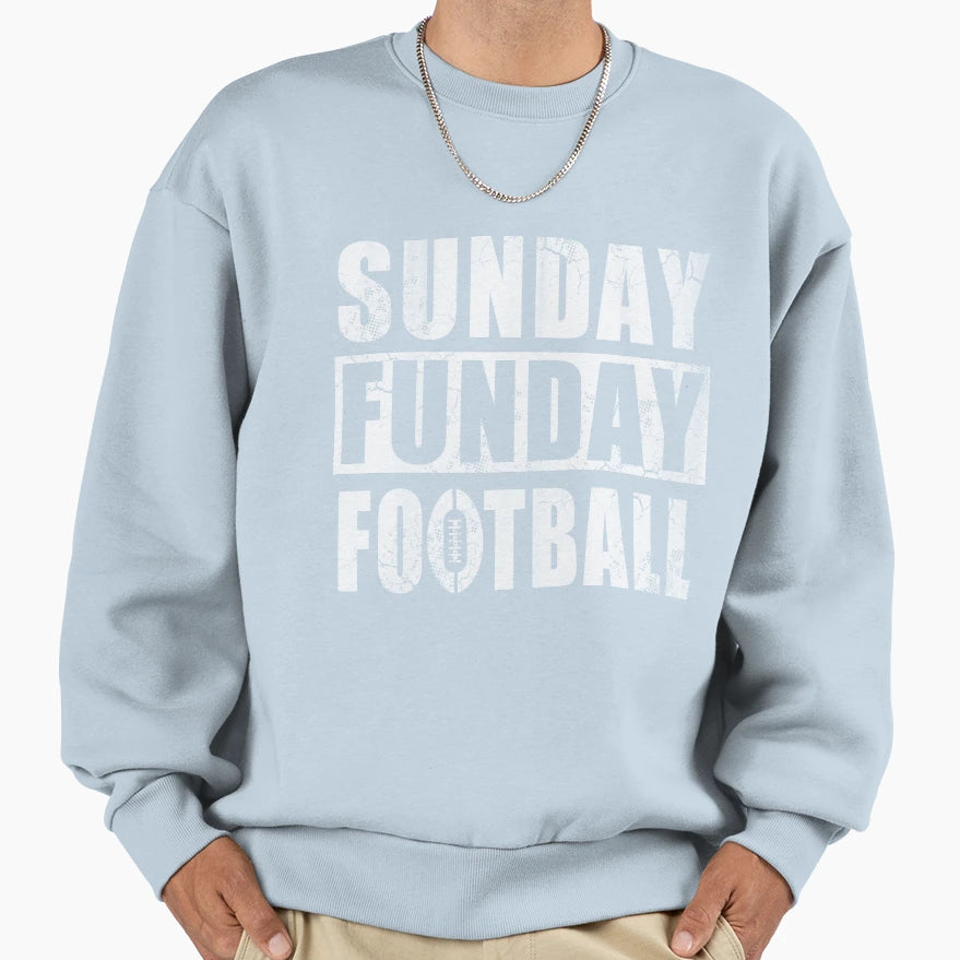 Sunday Funday Football Sweatshirt - Unique Graphic for Adults - T-Shirt, Sweatshirt, Hoodie