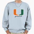 University Miami Pre Med Sweatshirt - Novelty Apparel Unisex - T-Shirt, Sweatshirt, Hoodie