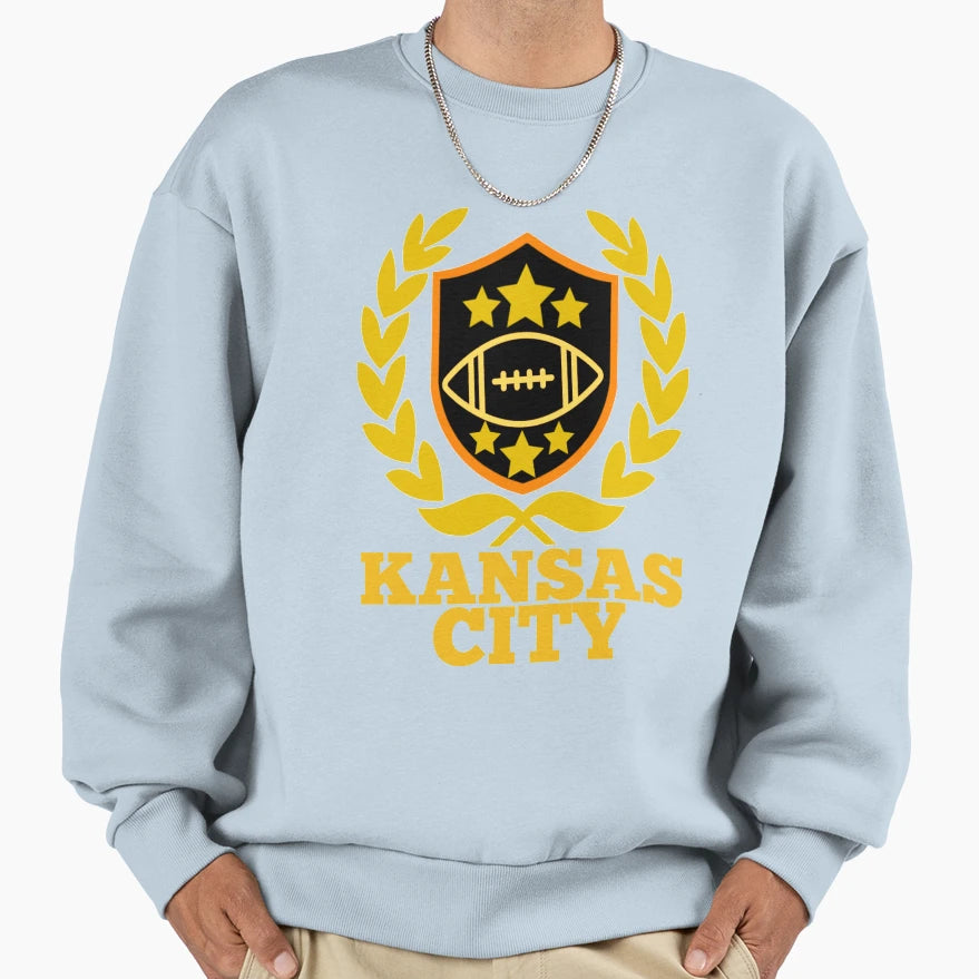Kansas City Football Sweatshirt - Streetwear Style for Adults - T-Shirt, Sweatshirt, Hoodie