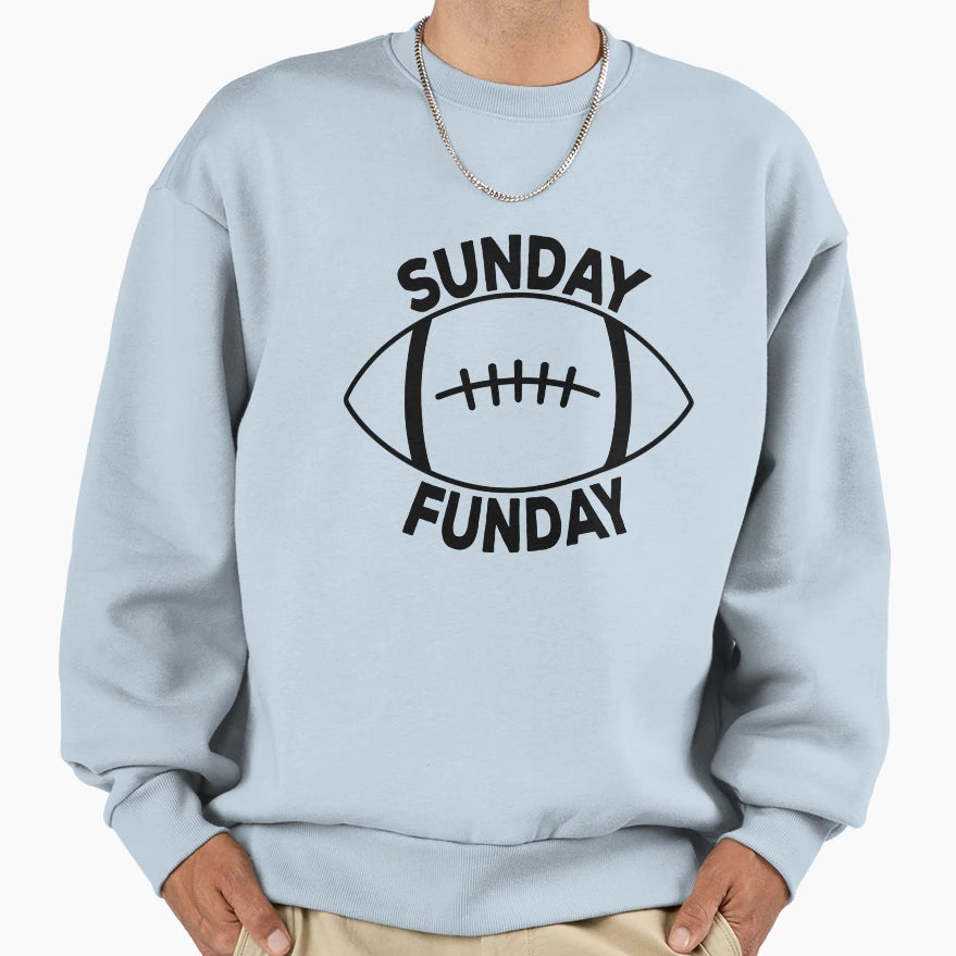 Sunday Funday Sweatshirt - Graphic Print Unisex - T-Shirt, Sweatshirt, Hoodie