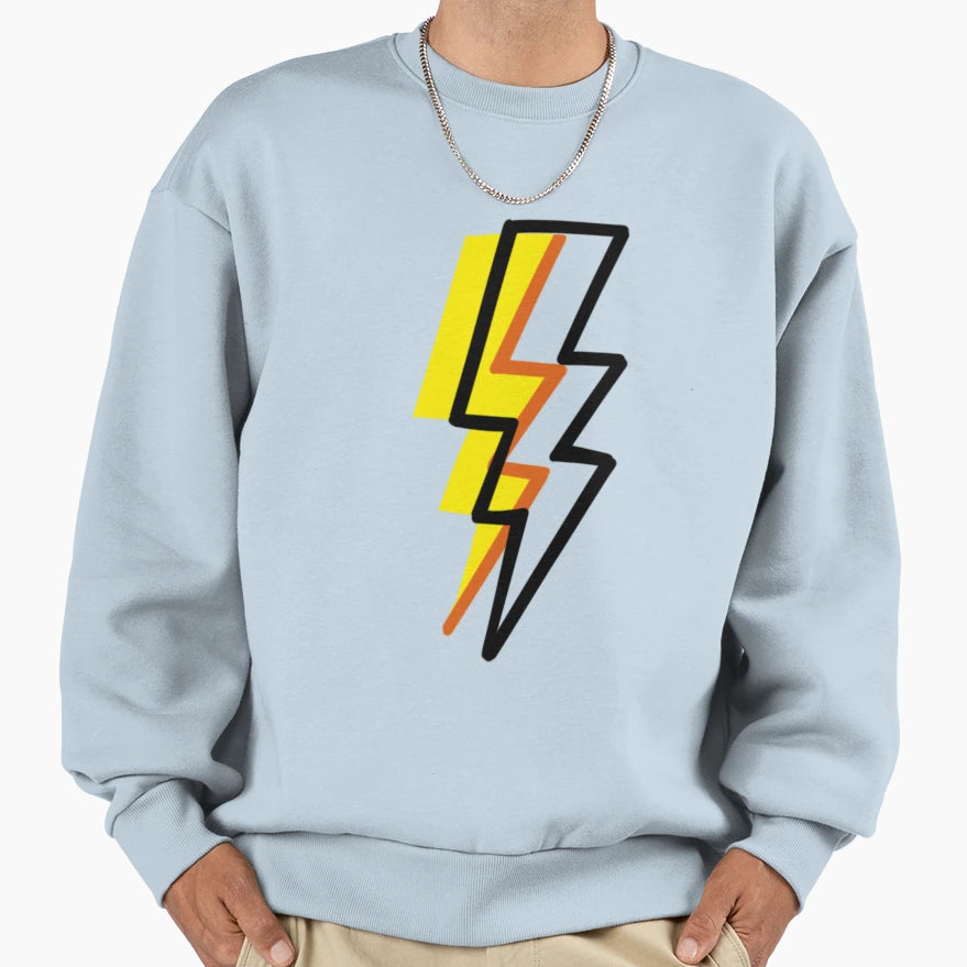 Lightning Sweatshirt - Graphic Print Men Women - T-Shirt, Sweatshirt, Hoodie