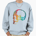Rainbow Color Human Skull Sweatshirt - Minimalist Print Men Women - T-Shirt, Sweatshirt, Hoodie