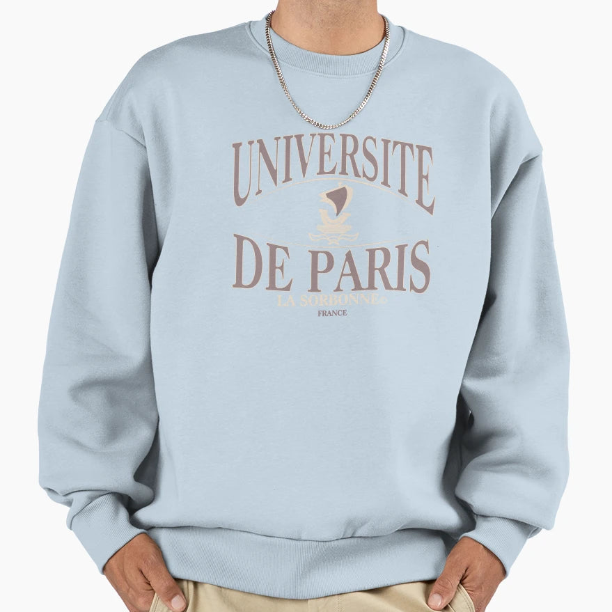 80S Paris Sorbonne Universit Sweatshirt - Trendy Graphic for Adults - T-Shirt, Sweatshirt, Hoodie