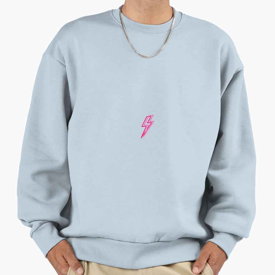 Double Lightning Bolt Sweatshirt - Casual Everyday Wear Men Women - T-Shirt, Sweatshirt, Hoodie