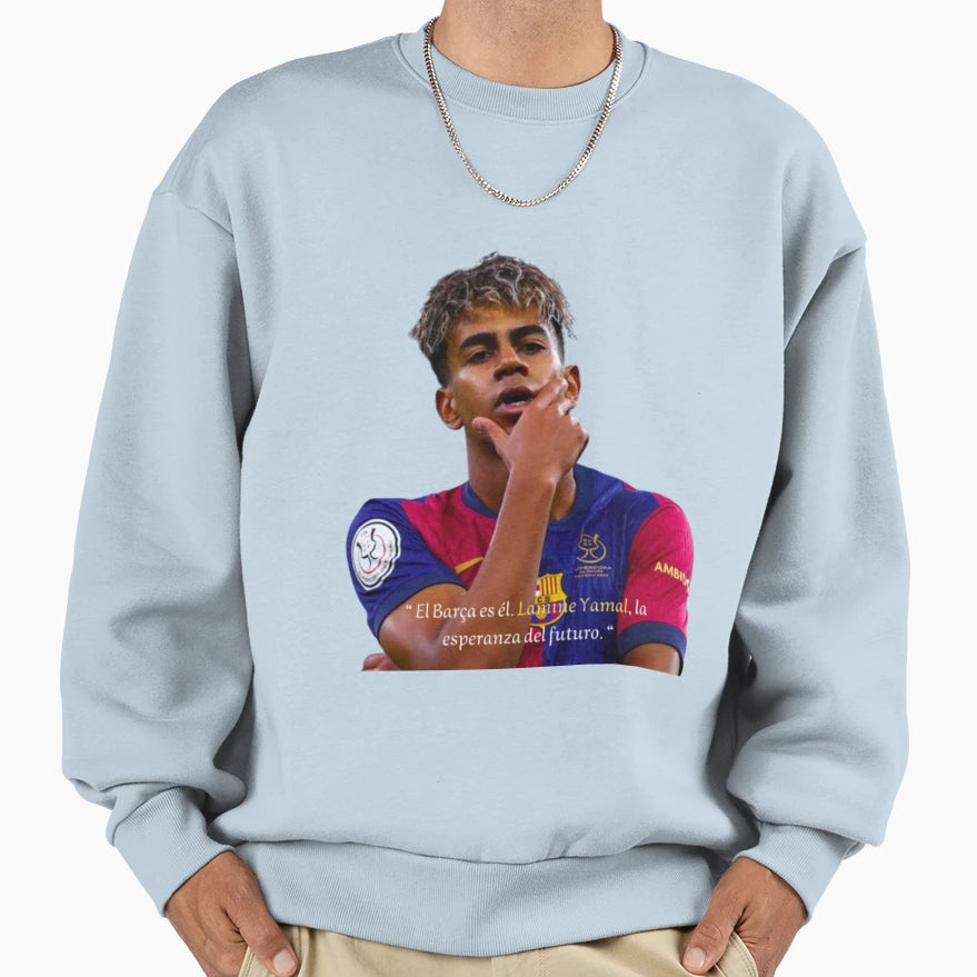 Lamine Yamal Future Bar Sweatshirt - Trendy Graphic Unisex - T-Shirt, Sweatshirt, Hoodie