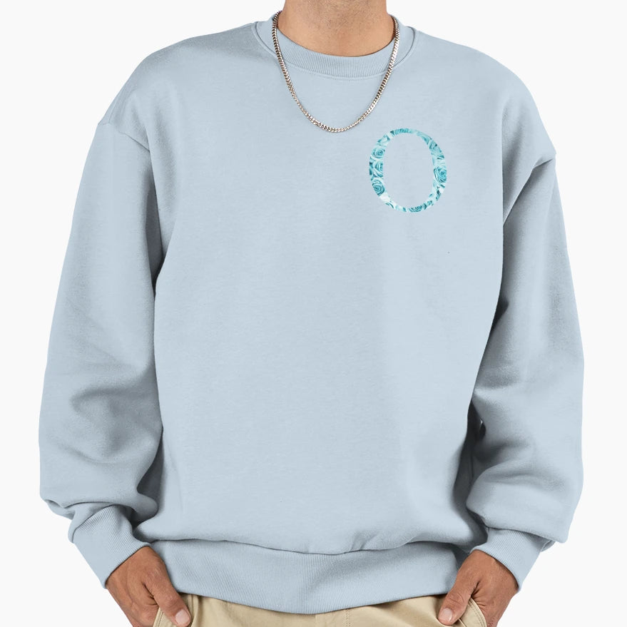 Omicron O Blue Rose Greek Sorority Sweatshirt - Novelty Apparel Men Women - T-Shirt, Sweatshirt, Hoodie