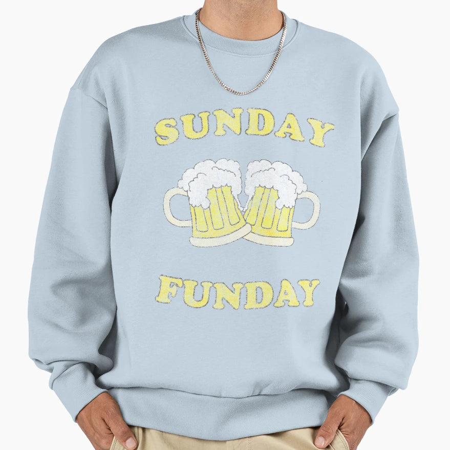 Sunday Funday Sweatshirt - Streetwear Style for Adults - T-Shirt, Sweatshirt, Hoodie