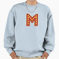 Letter M Disco Sweatshirt - Aesthetic Graphic for Adults - T-Shirt, Sweatshirt, Hoodie