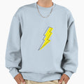Lightning Bolt Yellow Sweatshirt - Trendy Graphic Unisex - T-Shirt, Sweatshirt, Hoodie