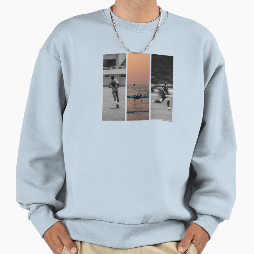 Football Aesthetic Collage Sweatshirt - Novelty Apparel Men Women - T-Shirt, Sweatshirt, Hoodie