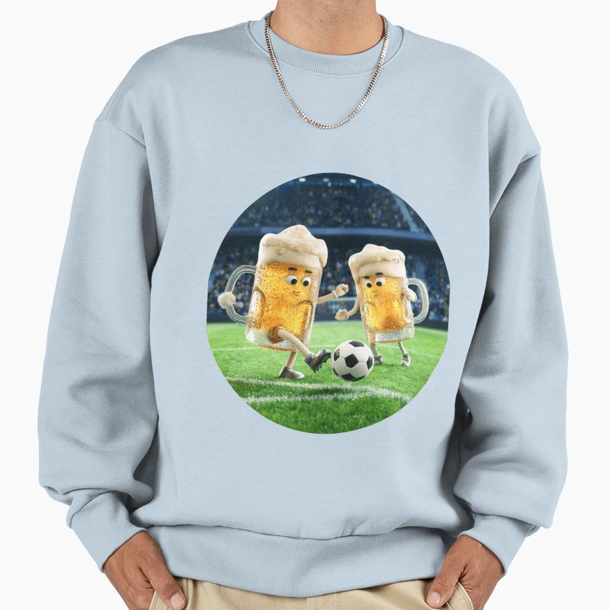 Beers Football Sweatshirt - Unique Graphic for Adults - T-Shirt, Sweatshirt, Hoodie