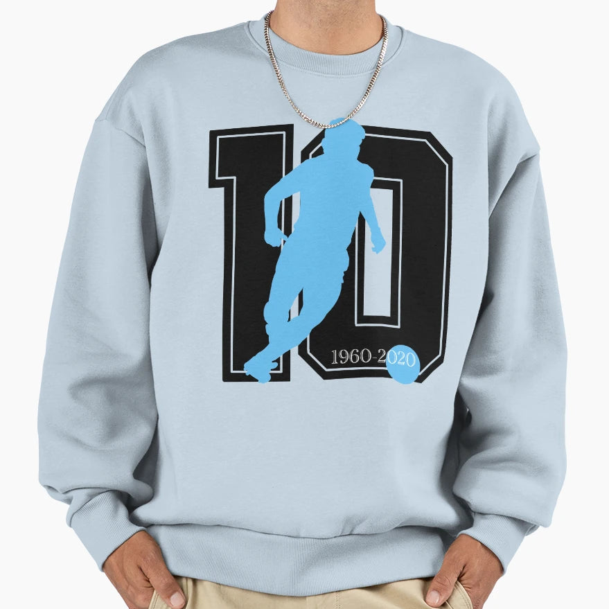 El Diego 10 Sweatshirt - Minimalist Print Men Women - T-Shirt, Sweatshirt, Hoodie