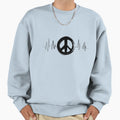 Heart Love Peace Sweatshirt - Graphic Print Unisex - T-Shirt, Sweatshirt, Hoodie