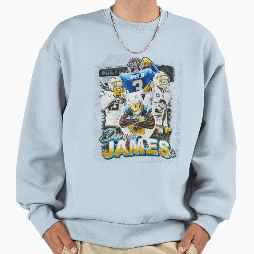 Derwin James Bootleg Sweatshirt - Trendy Graphic Unisex - T-Shirt, Sweatshirt, Hoodie