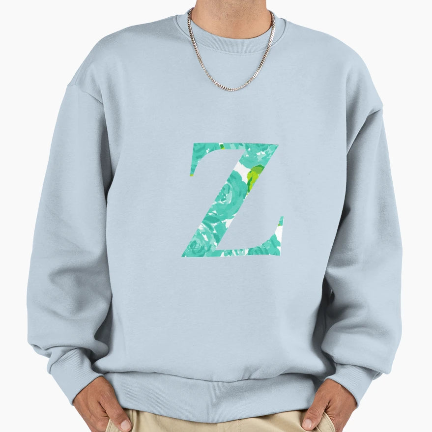 Letter Z Sweatshirt - Minimalist Print Unisex - T-Shirt, Sweatshirt, Hoodie