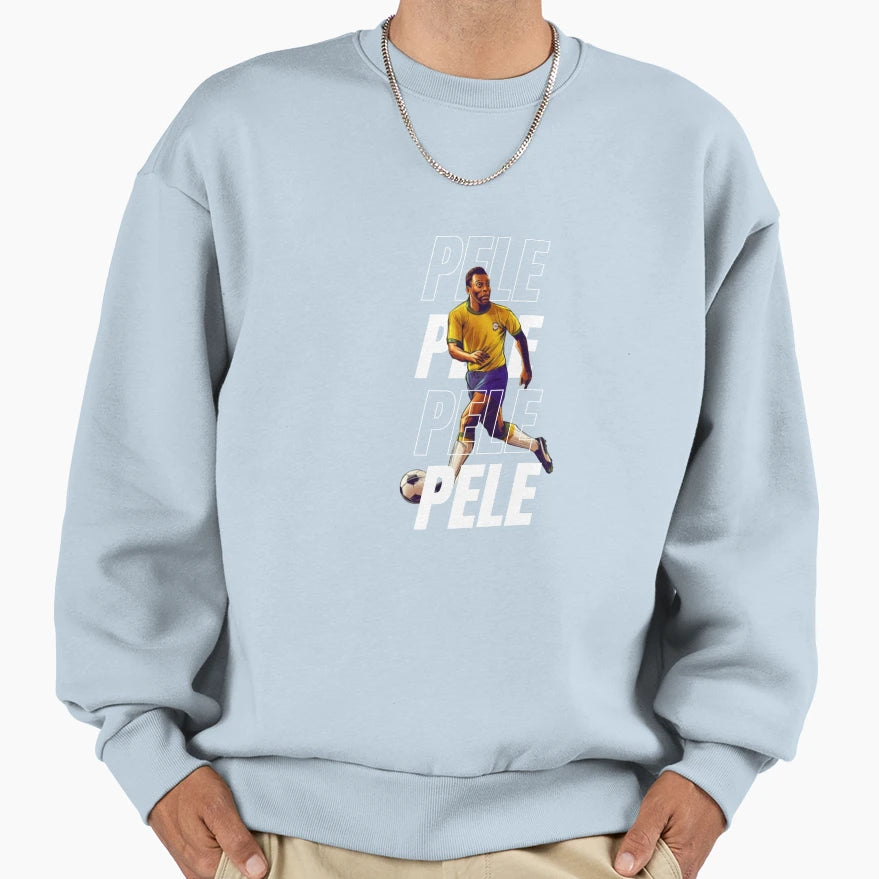 Pele King Sweatshirt - Casual Everyday Wear Unisex - T-Shirt, Sweatshirt, Hoodie