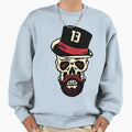 Hipster Skull Sweatshirt - Novelty Apparel Men Women - T-Shirt, Sweatshirt, Hoodie