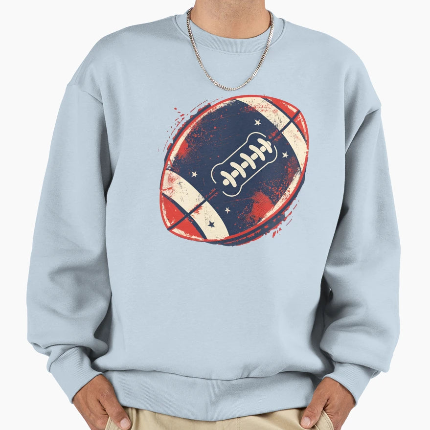 Grunge American Football Stars Sweatshirt - Fun Novelty Design Men Women - T-Shirt, Sweatshirt, Hoodie