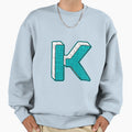 Alphabets Blue Ywzmls 6 Sweatshirt - Minimalist Print Men Women - T-Shirt, Sweatshirt, Hoodie