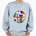 World Cup Football Russia 2018 Sweatshirt - Custom Art Print Unisex - T-Shirt, Sweatshirt, Hoodie