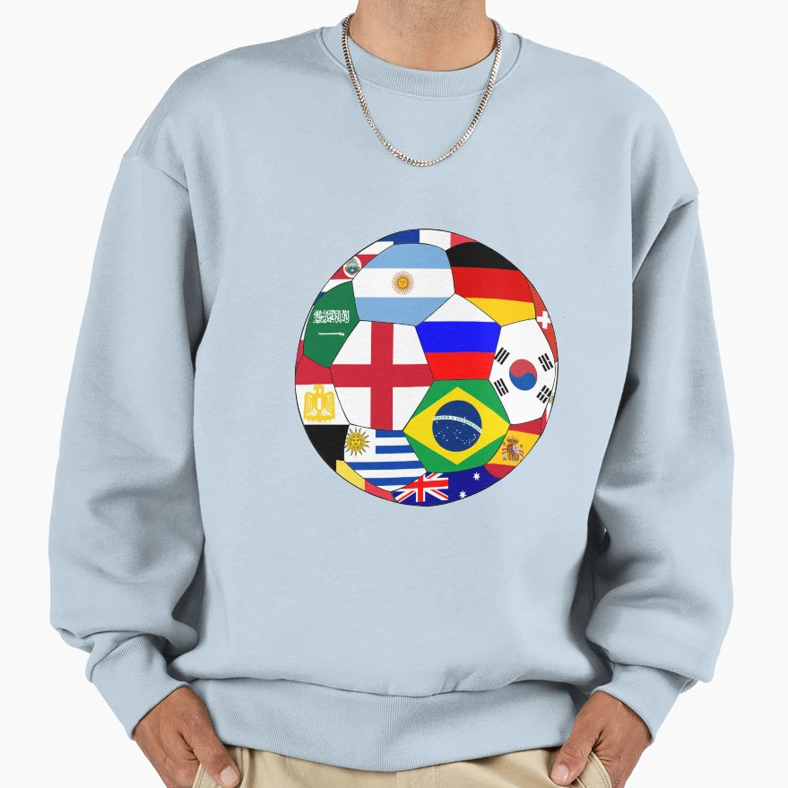 World Cup Football Russia 2018 Sweatshirt - Custom Art Print Unisex - T-Shirt, Sweatshirt, Hoodie